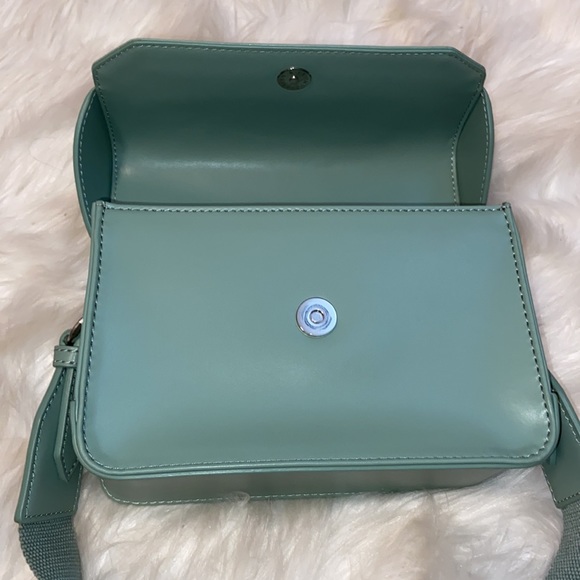 Charles & Keith Save Green Mini Crossbody Buckle Strap Bag - Picture 16 of 16